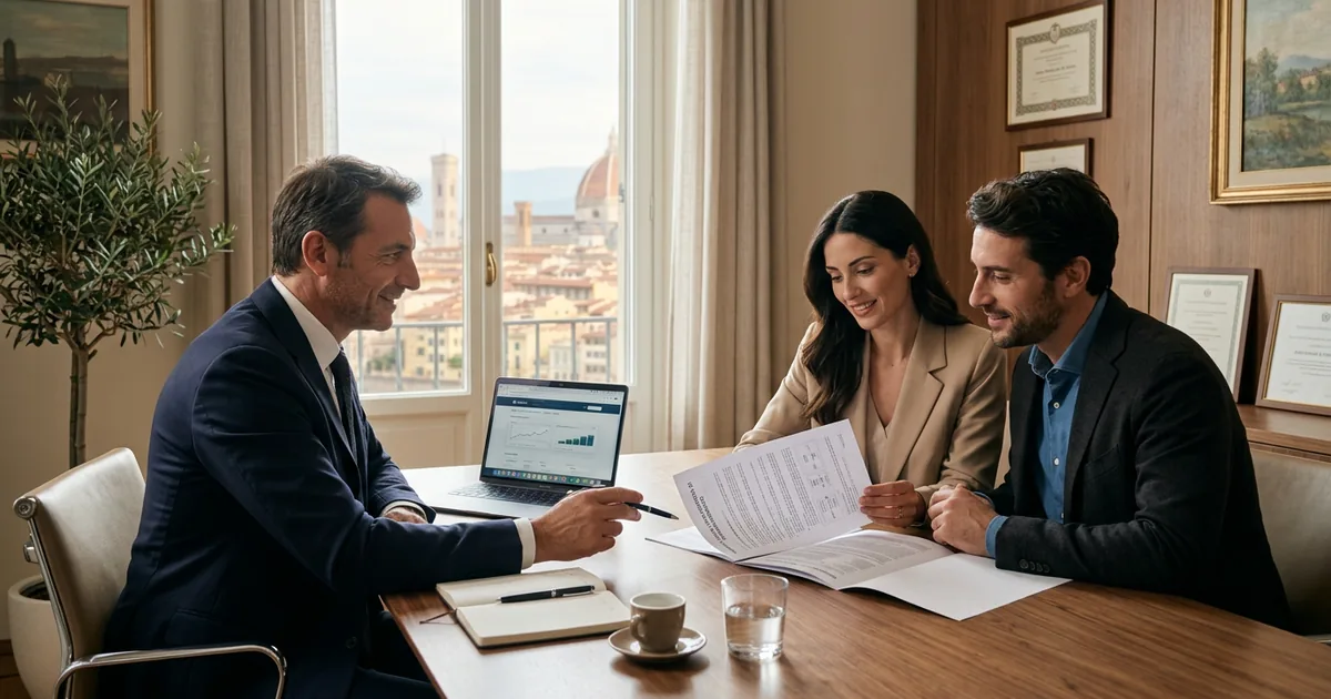 Consulenza mutuo e confronto tassi fissi in contesto bancario professionale